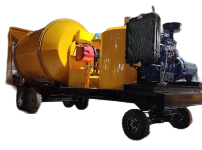 Drum type asphalt concrete mixer