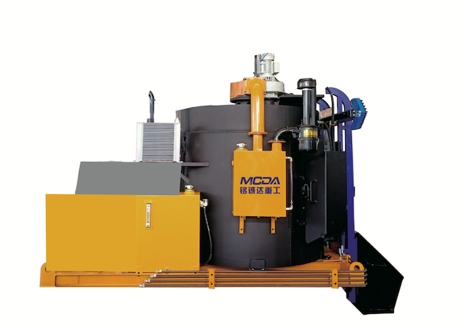 Asphalt hot recycling repair machine