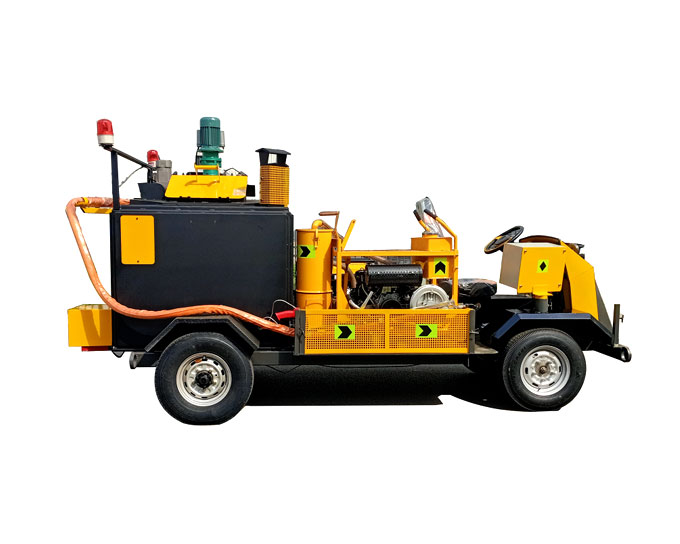 Asphalt road grouting machine