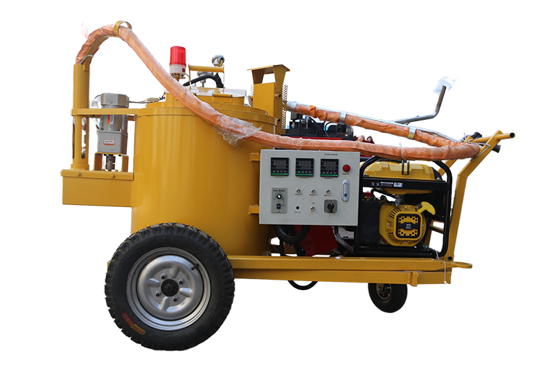 Asphalt grouting machine