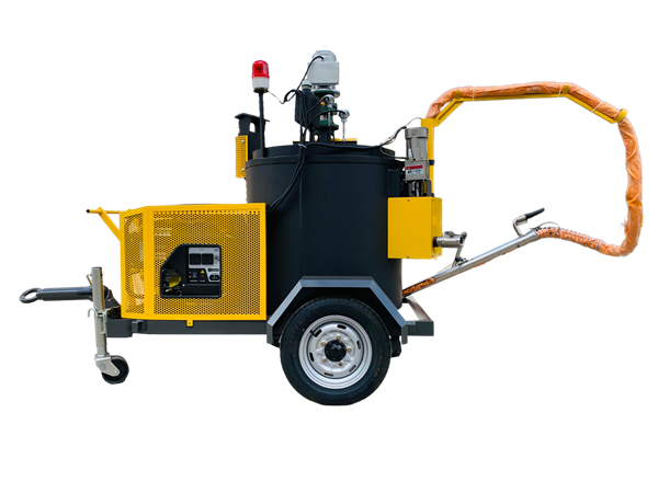 Road surface grouting machine